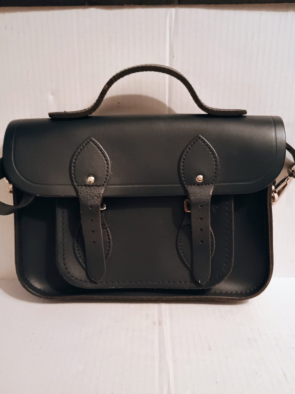 Cambridge satchel Company Blue Leather Satchel Bag  - Classic Top Handle